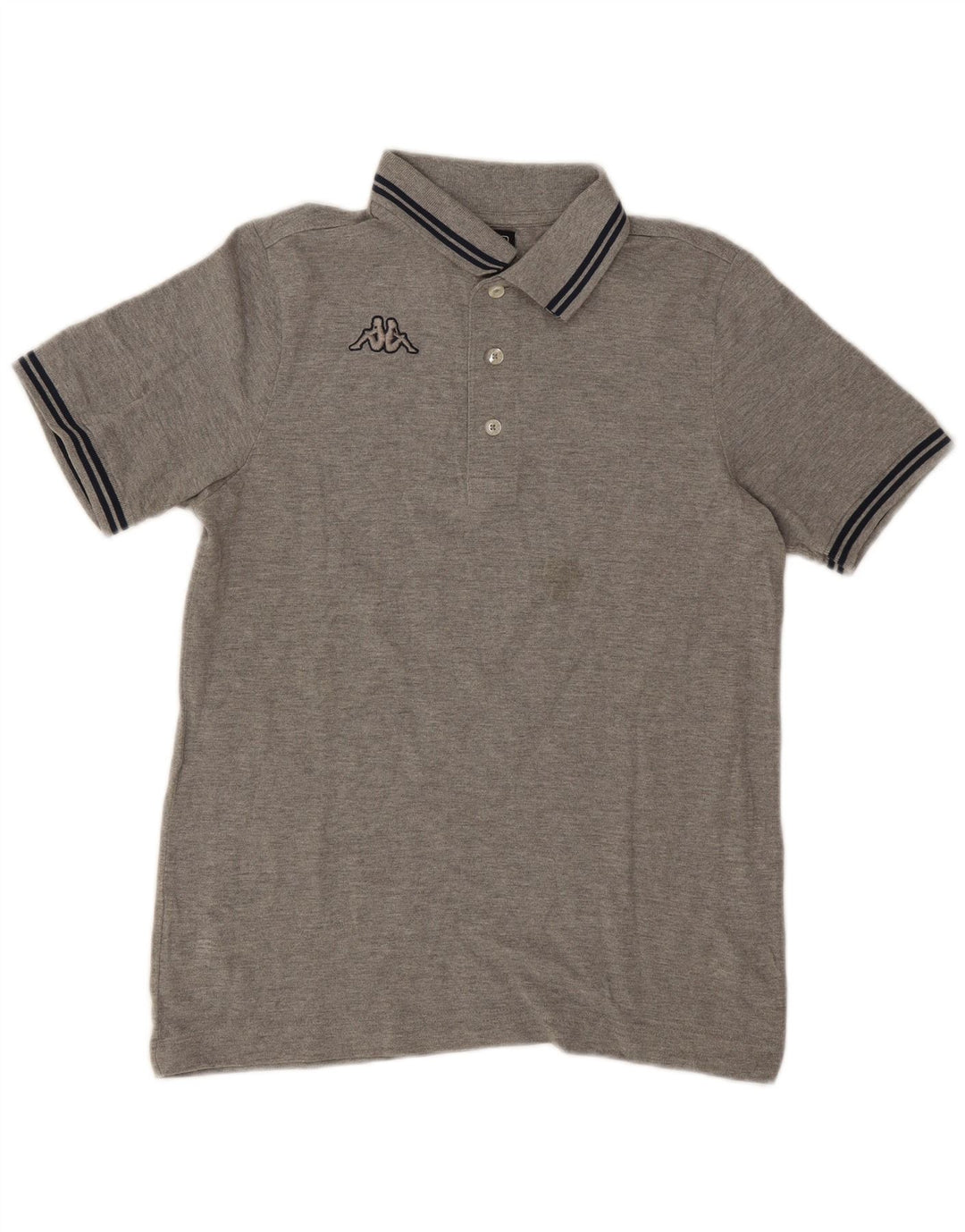 Kappa Herren Poloshirt XS Grau Baumwolle