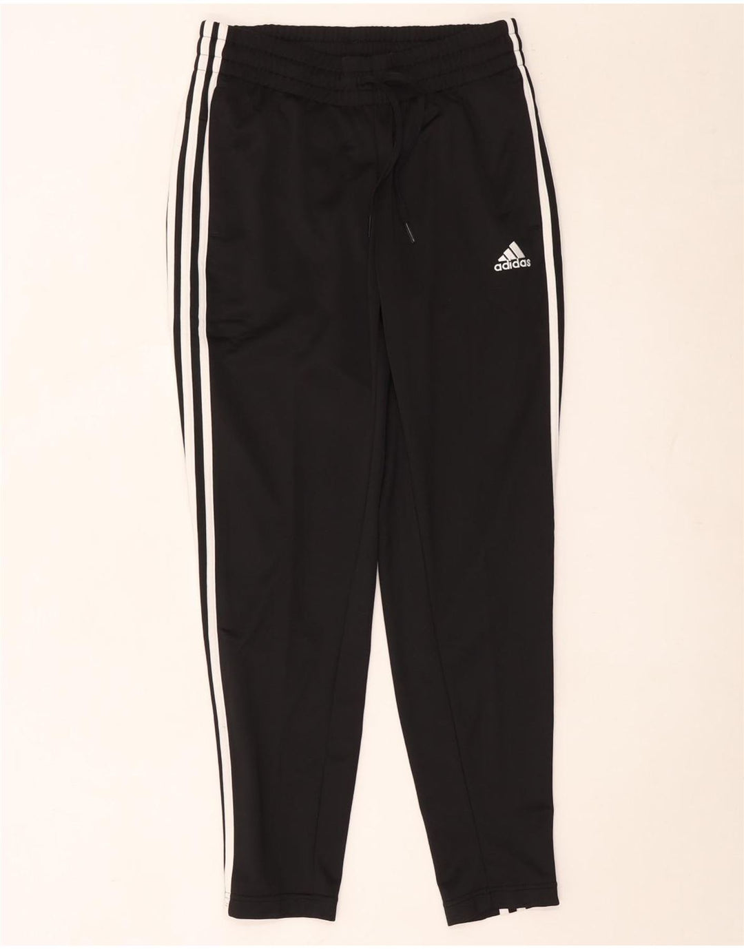 Adidas Damen Trainingshose UK 8/10 Small Schwarz Polyester