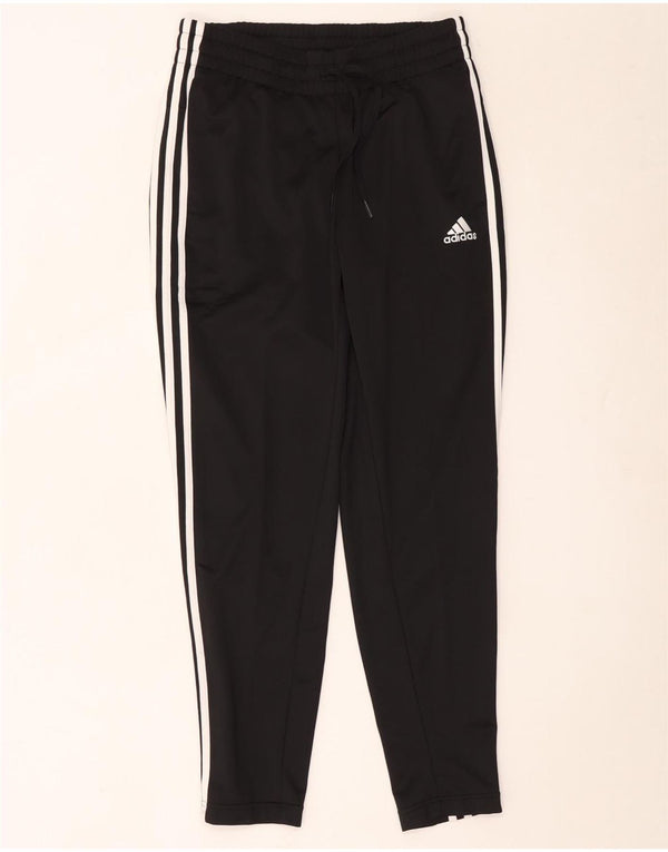 Adidas Damen Trainingshose UK 8/10 Small Schwarz Polyester