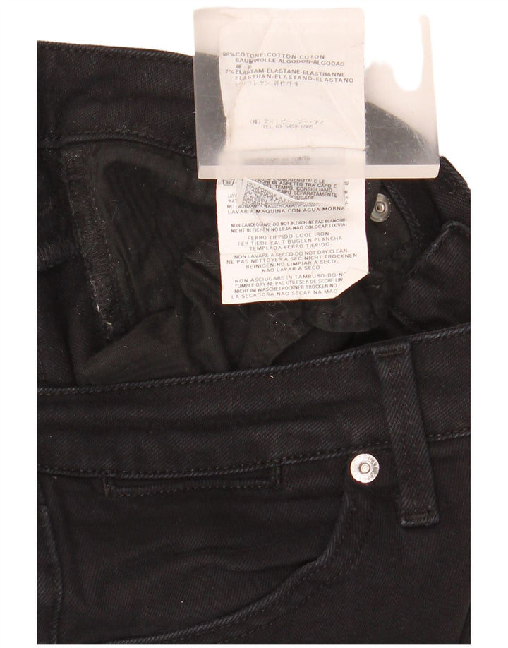 Replay Damen Slim Jeans W29 L32 Schwarz Baumwolle