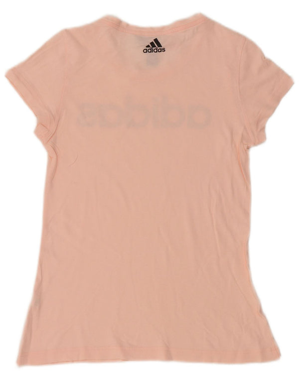 ADIDAS Mädchen Grafik T-Shirt Top 13-14 Jahre Rosa
