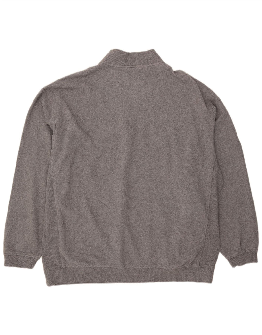 Nike Herren-Sweatshirt mit Reißverschluss, 3XL, graue Baumwolle