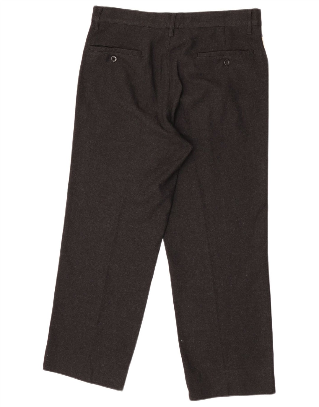 Armani Herren gerade Freizeithose IT 48 Medium W32 L27 Schwarz Polyester