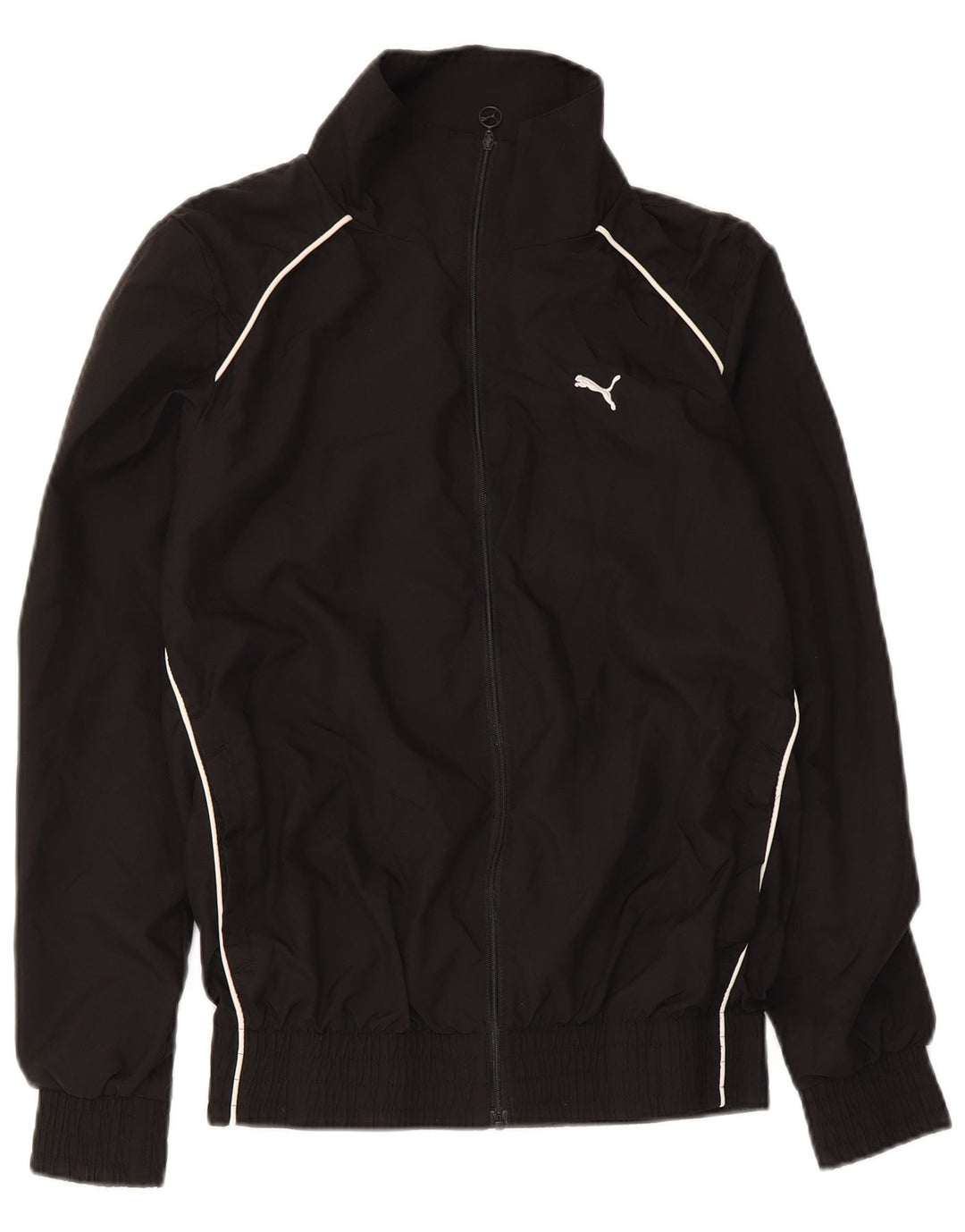 Puma Damen-Trainingsanzug-Top-Jacke, UK 10, Größe S, Schwarz, Polyester