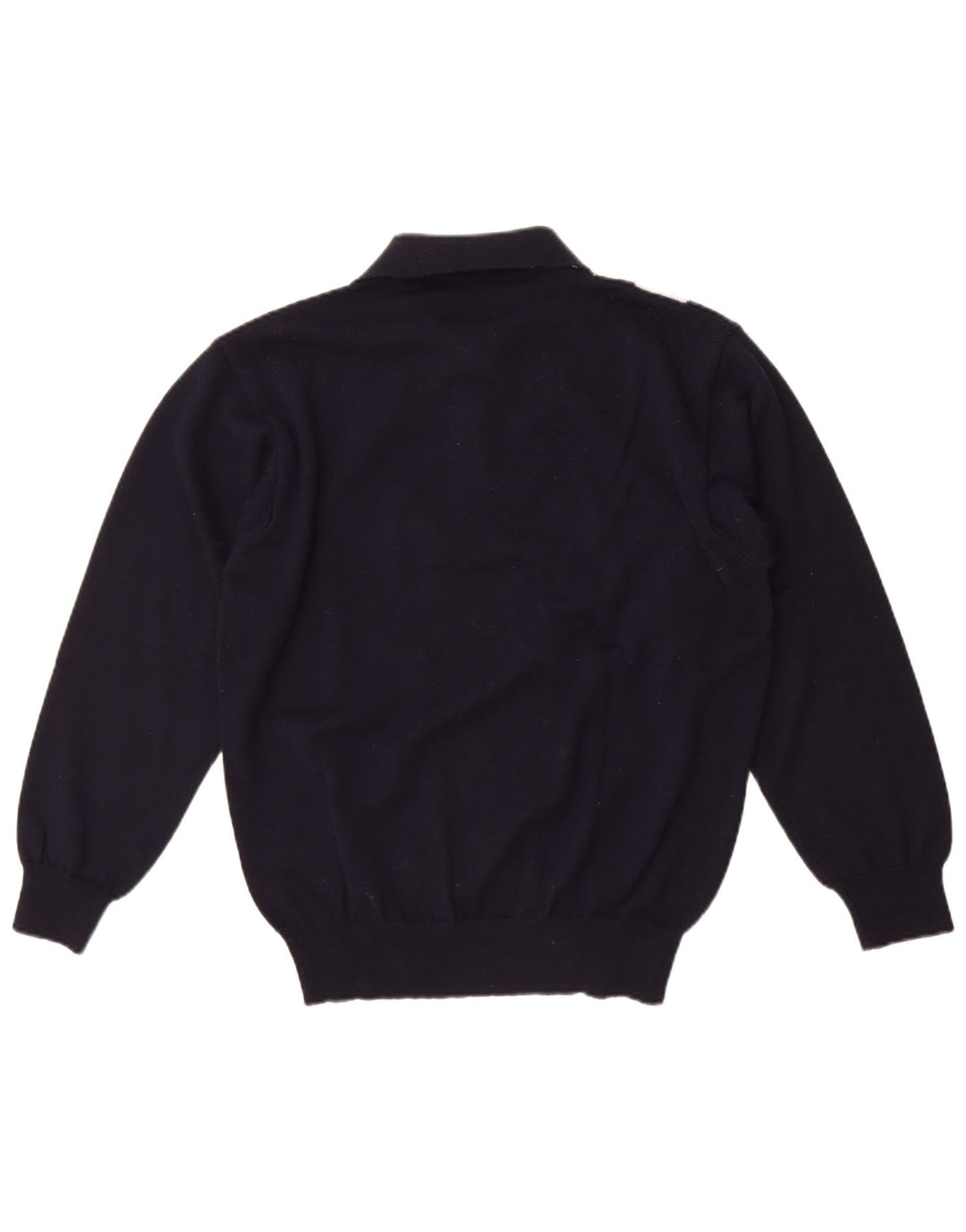 Vintage Herren Rollkragenpullover Pullover Medium Marineblau Argyle/Diamant