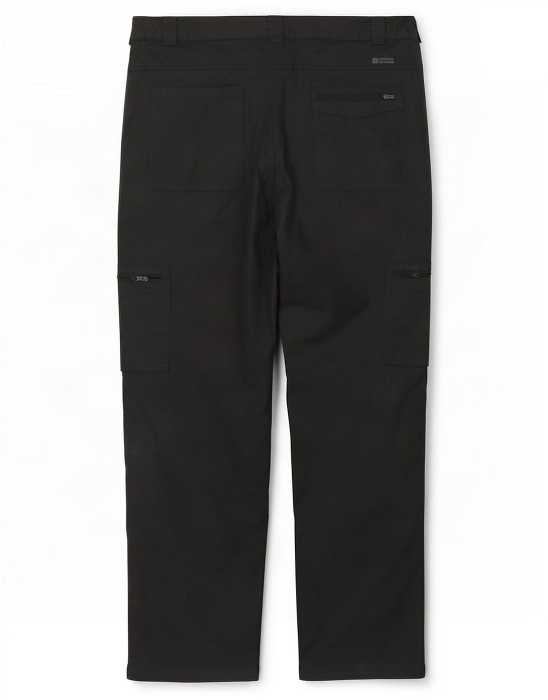 Mountain Warehouse Herren-Wander-Cargohose, W36, L29, schwarzes Polyester