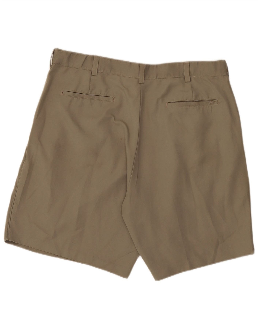 Izod Herren Chino-Shorts W36 Large Khaki Polyester