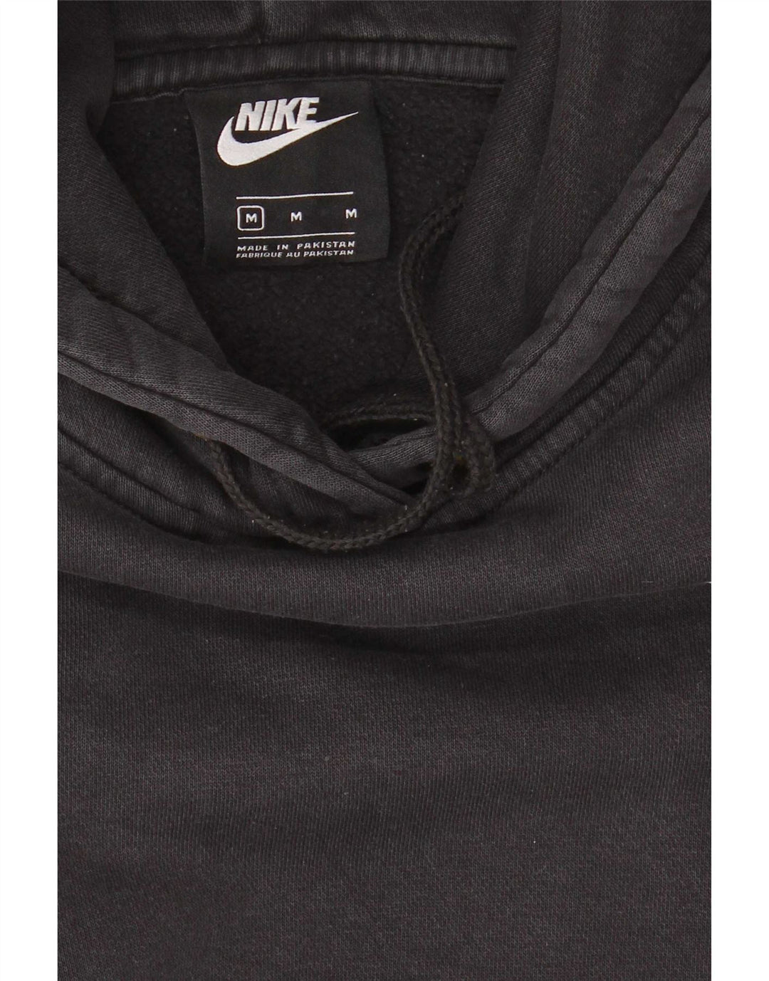 Nike Damen-Pullover mit übergroßem Kapuzenpullover, Gr. 14, mittelschwarz, Baumwolle