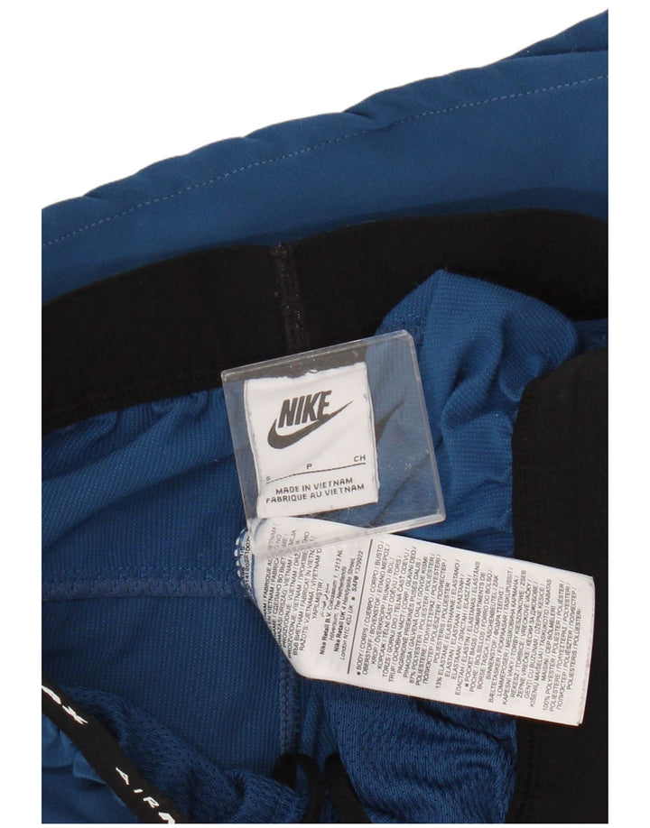 Nike Herren Air Max Graphic Sportshorts, klein, blaues Farbblock-Polyester