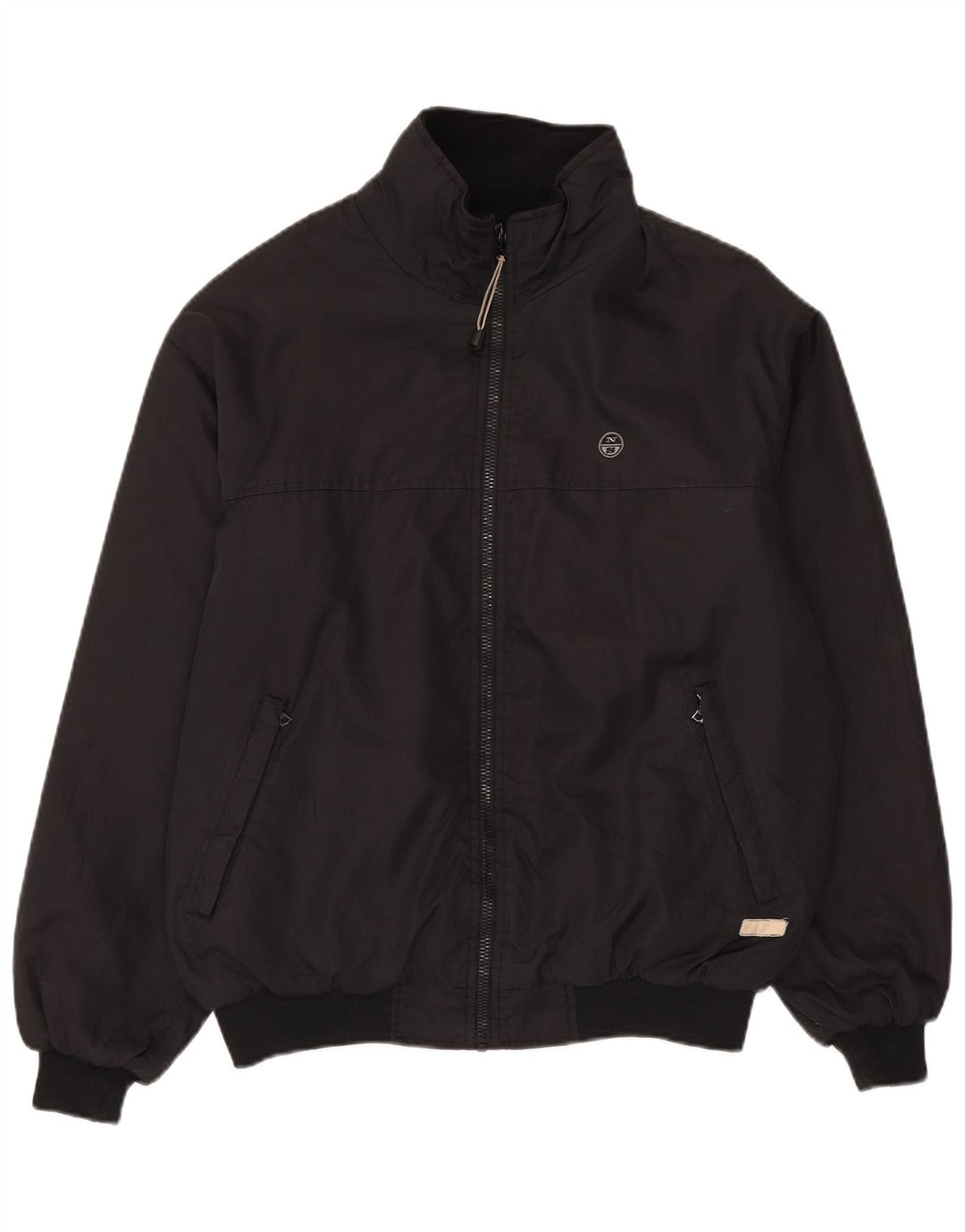 North Sails Herren Bomberjacke UK 42 XL Schwarz Polyamid