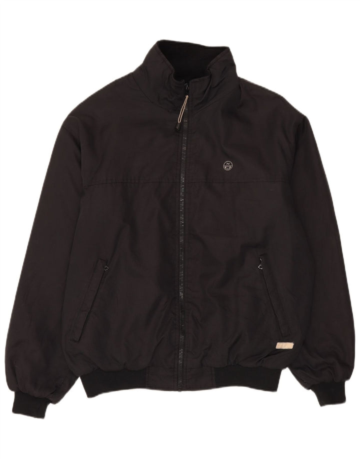 North Sails Herren Bomberjacke UK 42 XL Schwarz Polyamid