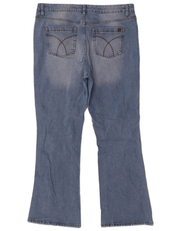 Crew Clothing Damen Bootcut-Jeans, UK 16, Größe L, W36, L31, Blau, Baumwolle