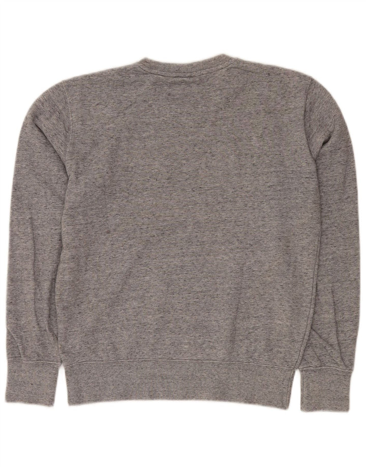 CHAMPION Herren-Sweatshirt mit Grafik, klein, grau meliert, Baumwolle