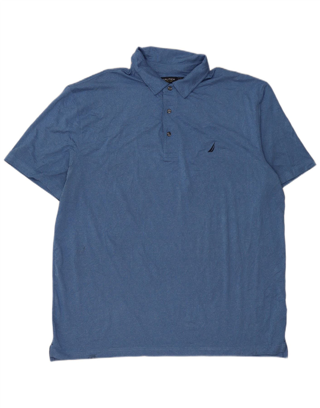 Nautica Herren Poloshirt 2XL Blau Polyester