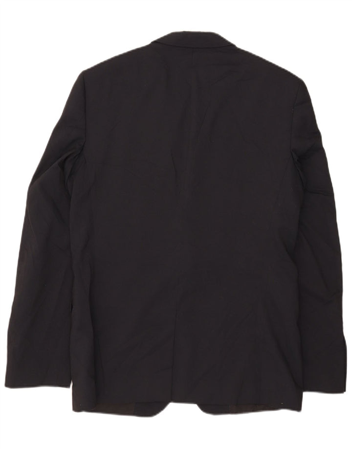 Zara Herren-Blazerjacke mit 2 Knöpfen, EU 50, mittelmarineblau, Polyester