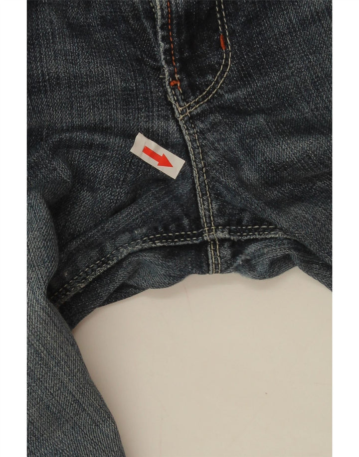 GUESS Damen Straight Jeans W29 L27 Blau