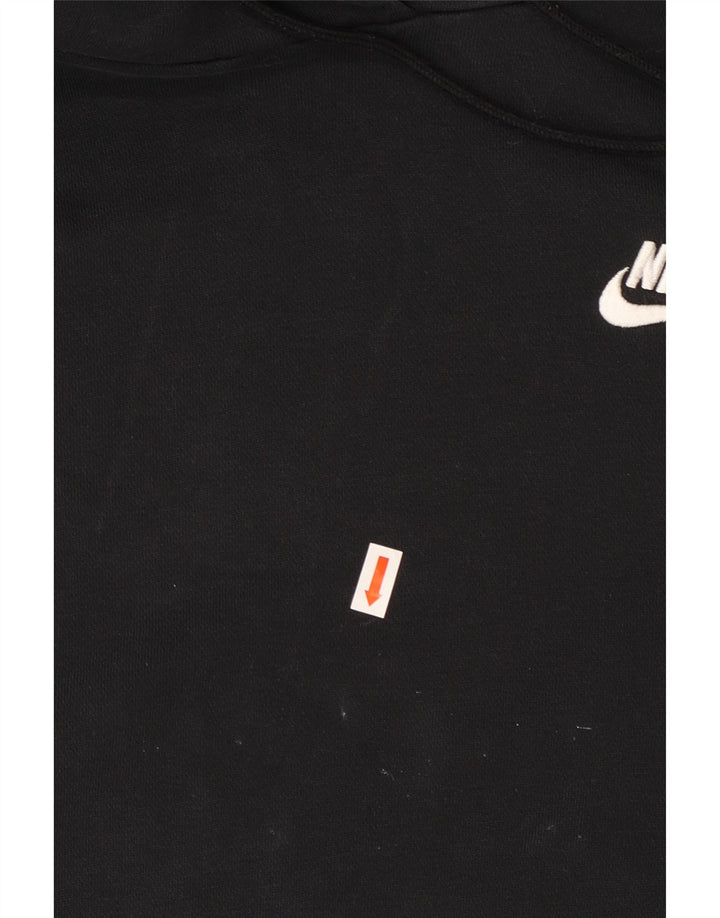 Nike Damen-Pullover mit übergroßem Kapuzenpullover, Gr. 14, mittelschwarz, Baumwolle