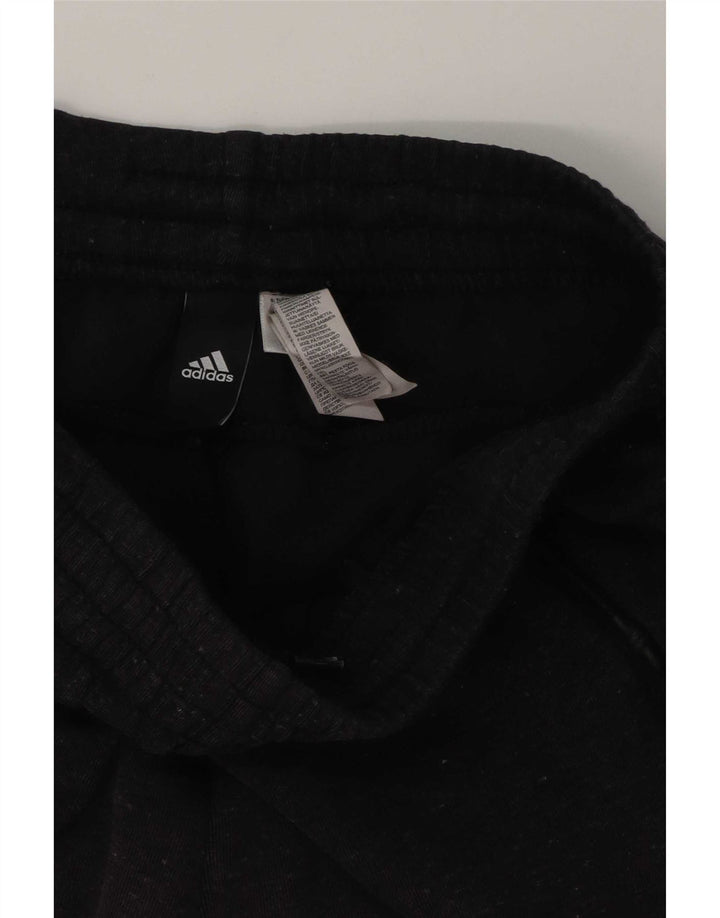 Adidas Herren-Trainingshose, klein, grau gefleckte Baumwolle