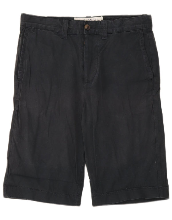 Jack Wills Womens Chino Shorts W28 Medium Navy Blue Cotton