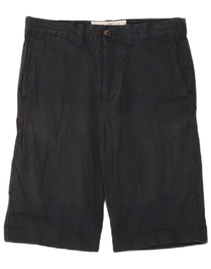 Jack Wills Chino-Shorts für Damen, Größe W28, mittelmarineblaue Baumwolle