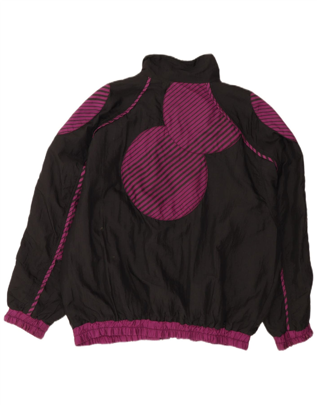 HEAD Womens Oversized-Trainingsanzug-Oberteiljacke UK 18 XL Schwarz Geometrisch