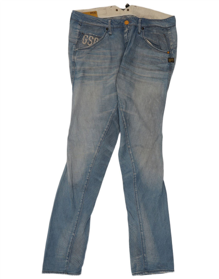 G-Star Herren Slim Jeans W32 L34 Blaue Baumwolle