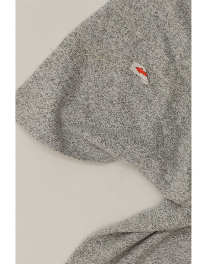 Champion Herren-T-Shirt-Oberteil, groß, grau gefleckte Baumwolle