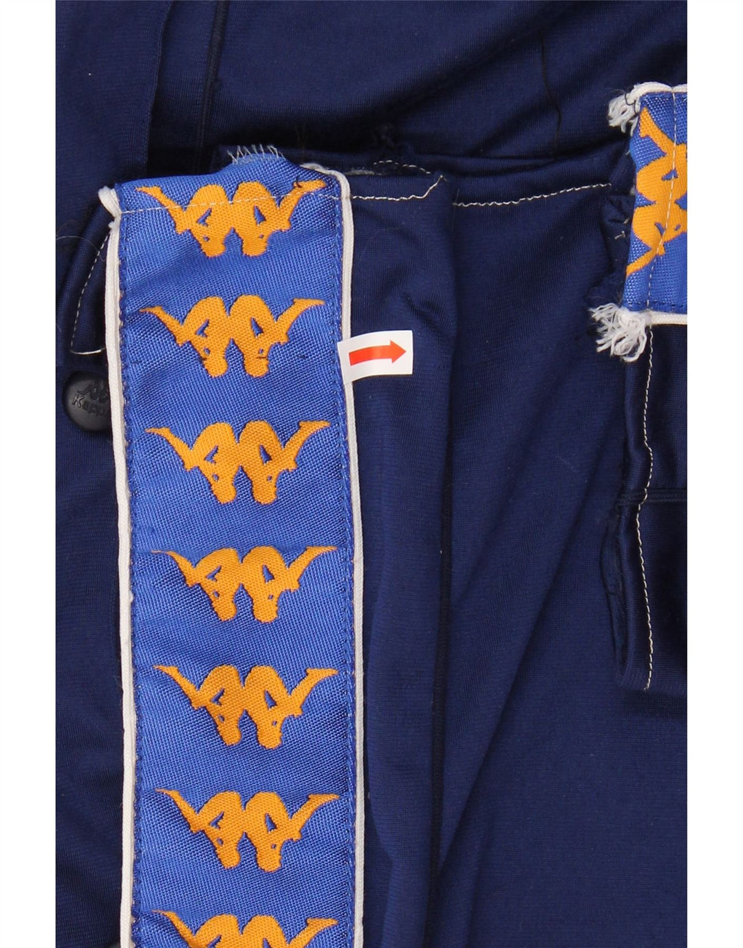 KAPPA Herren-Trainingshose mit Grafik, Größe S, Marineblau, Farbblock