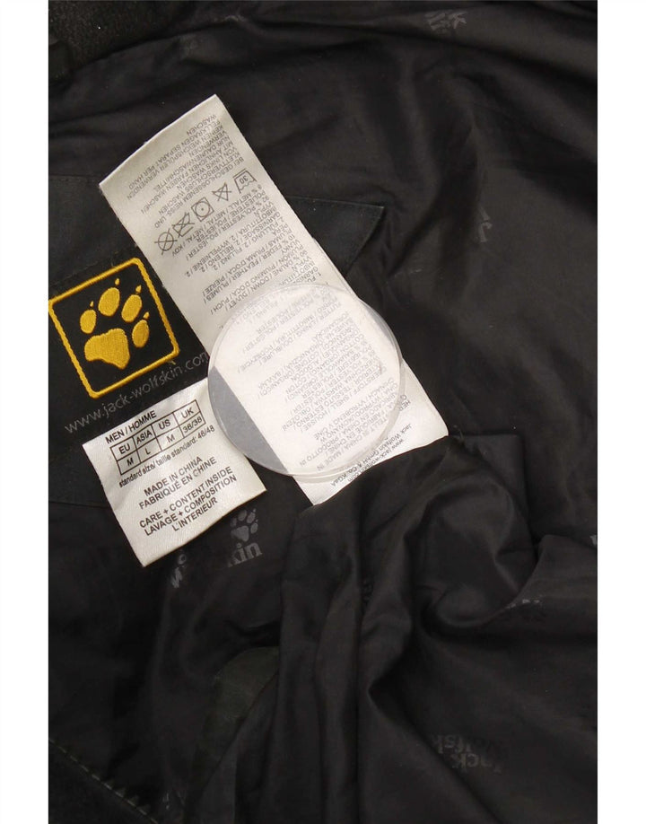 Jack Wolfskin Herren-Jacke mit Kapuze, gepolstert, UK 36/38, mittelschwarz, Polyester