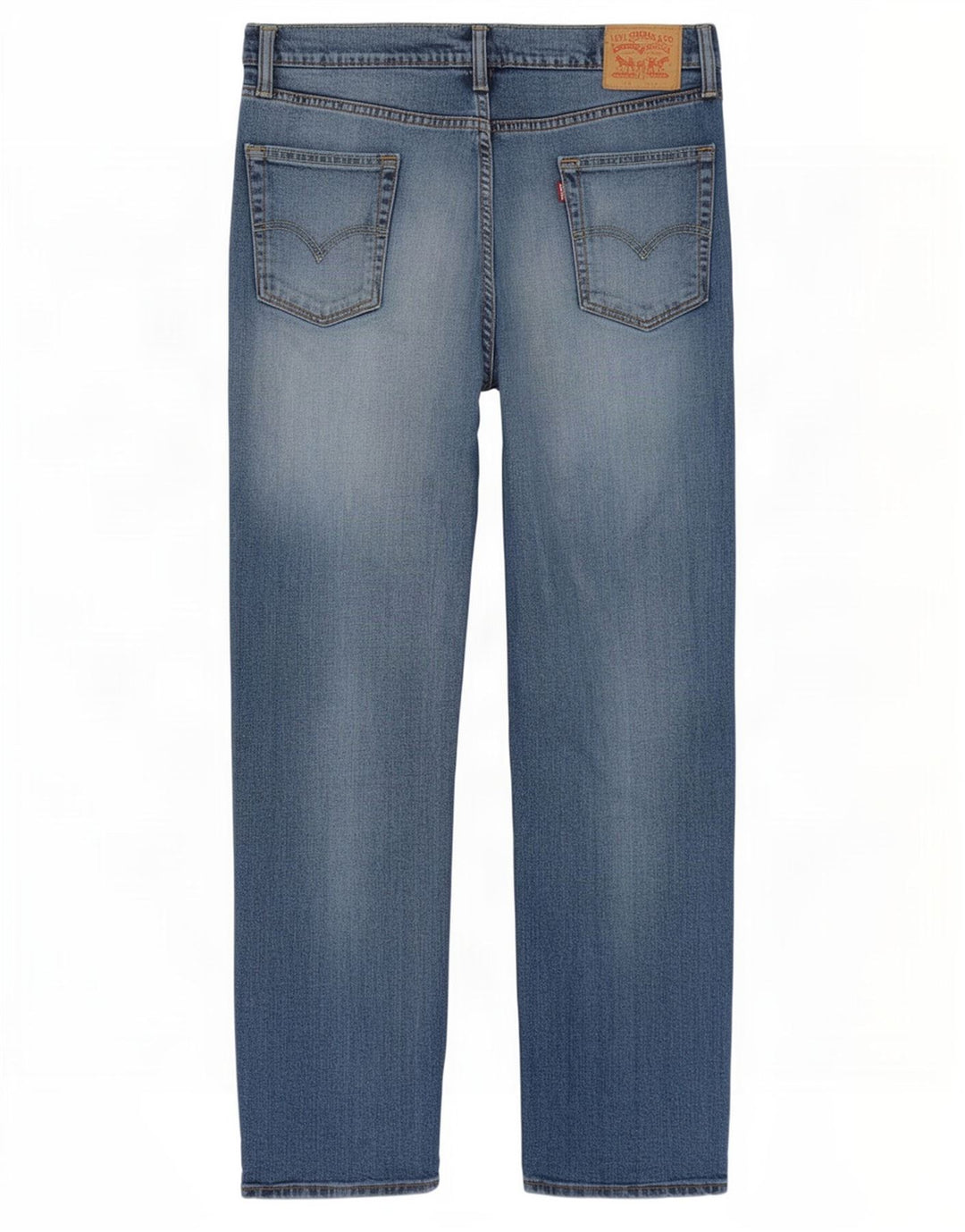 Levi's Herren Straight Jeans W34 L32 Blaue Baumwolle