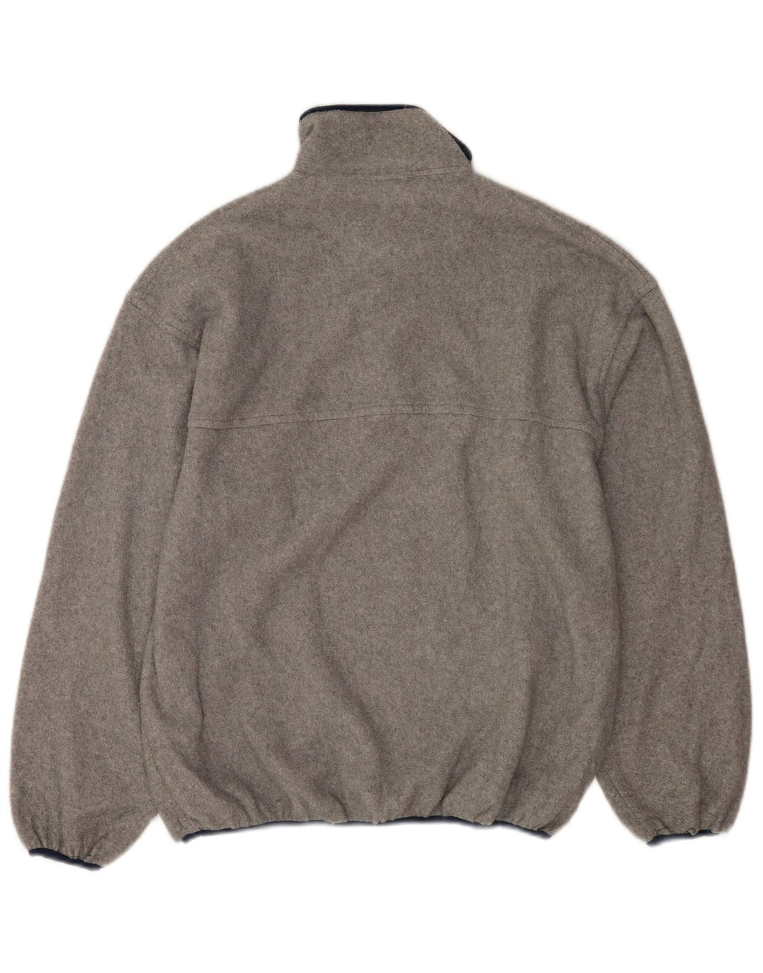 Reebok Herren-Fleecepullover mit Knopfkragen, XL, grau, Polyester