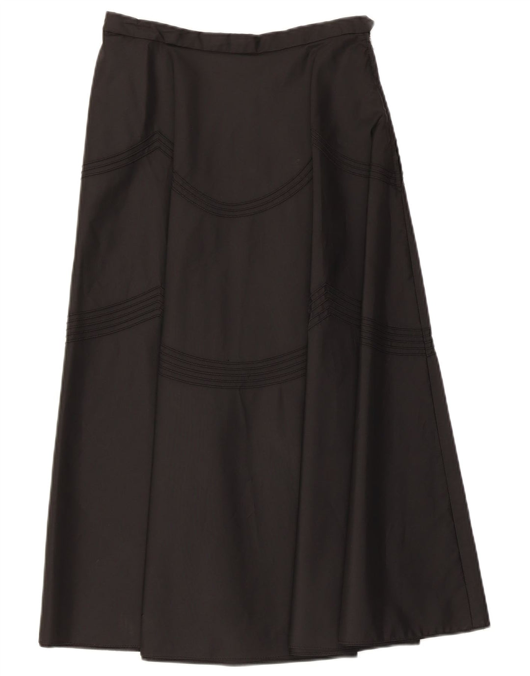 VINTAGE Damen A-Linien-Rock mit hoher Taille, W26, klein, Schwarz