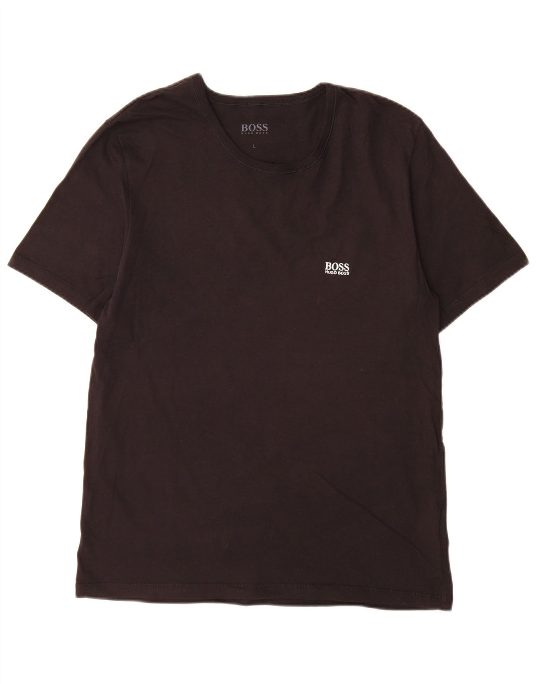 Hugo Boss Herren T-Shirt Top Large Schwarz Baumwolle