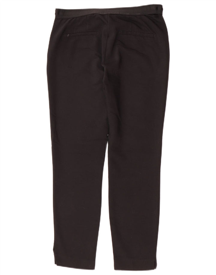Zara Slim Chino-Hose für Damen, mittelgroß, W28, L26, schwarze Baumwolle