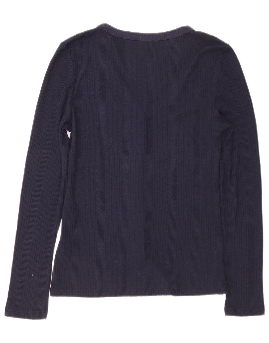 Marks & Spencer Damen Hemdbluse UK 8 Small Marineblau Polyester