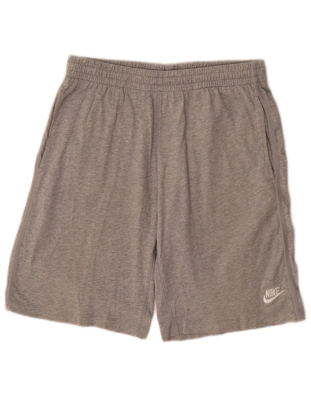 Nike Herren-Sportshorts aus mittelgrauer Baumwolle