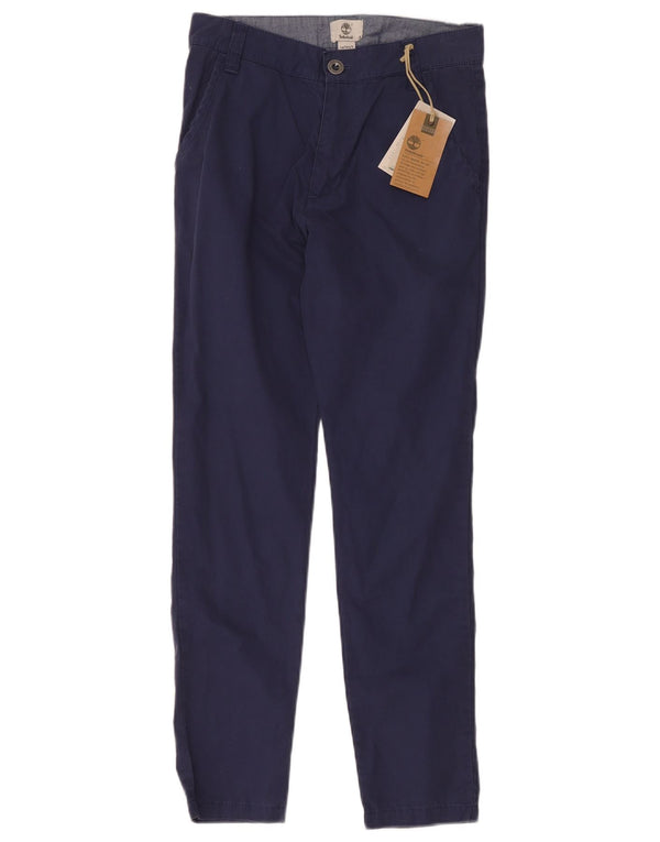 Timberland Slim Chino-Hose für Jungen, 13–14 Jahre, Größe S, W30, L26, Marineblau