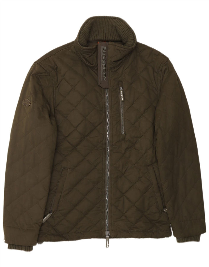 SUPERDRY Herren The Windhiker Windjacke UK 38 Medium Khaki Baumwolle
