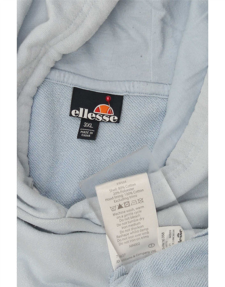 Ellesse Herren Kapuzenpullover 3XL Blau Baumwolle