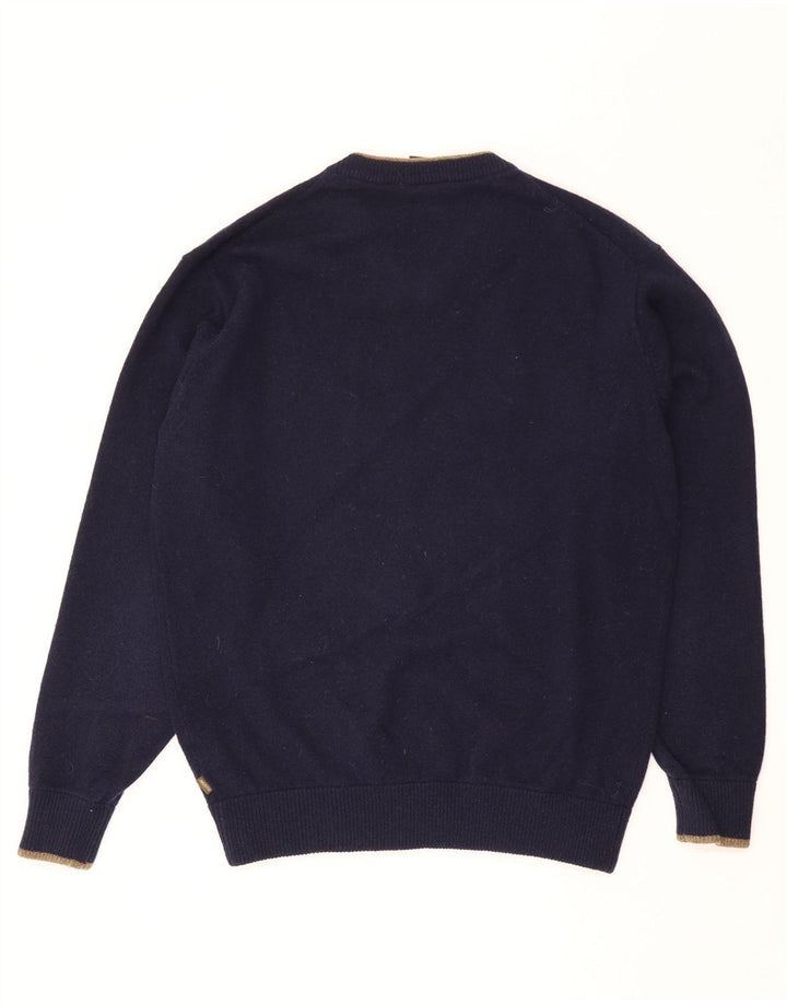 Musto Herren-Pullover mit V-Ausschnitt, XL, Marineblau
