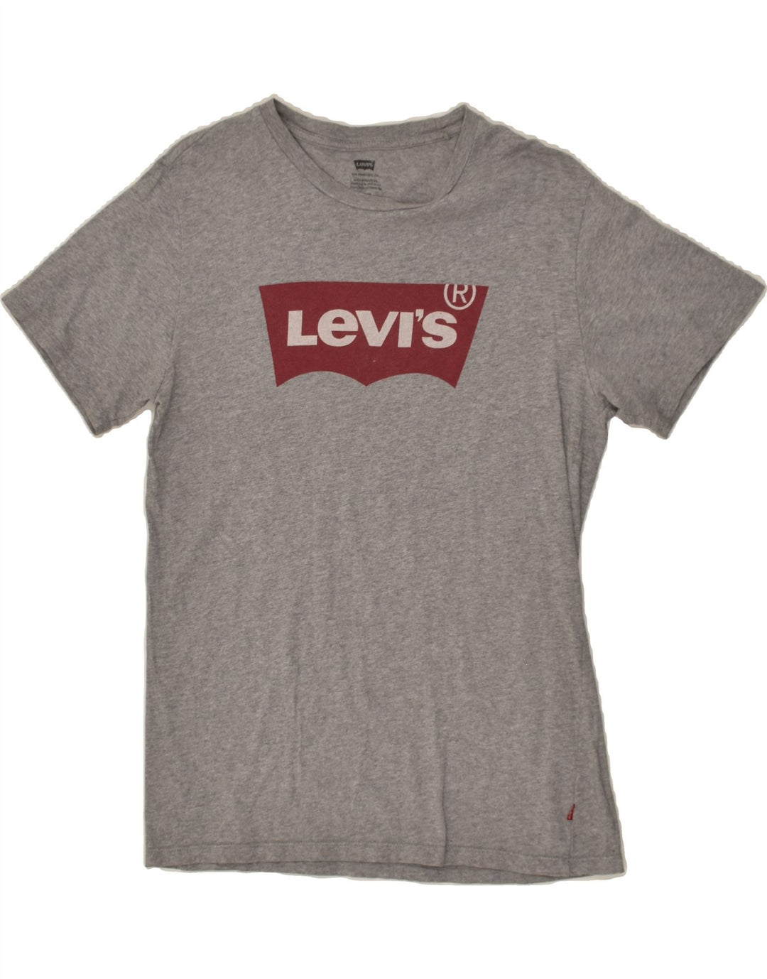 LEVI'S Mens Graphic T-Shirt Top Medium Grey Cotton | Vintage Levi's | Thrift | Second-Hand Levi's | Used Clothing | Messina Hembry 