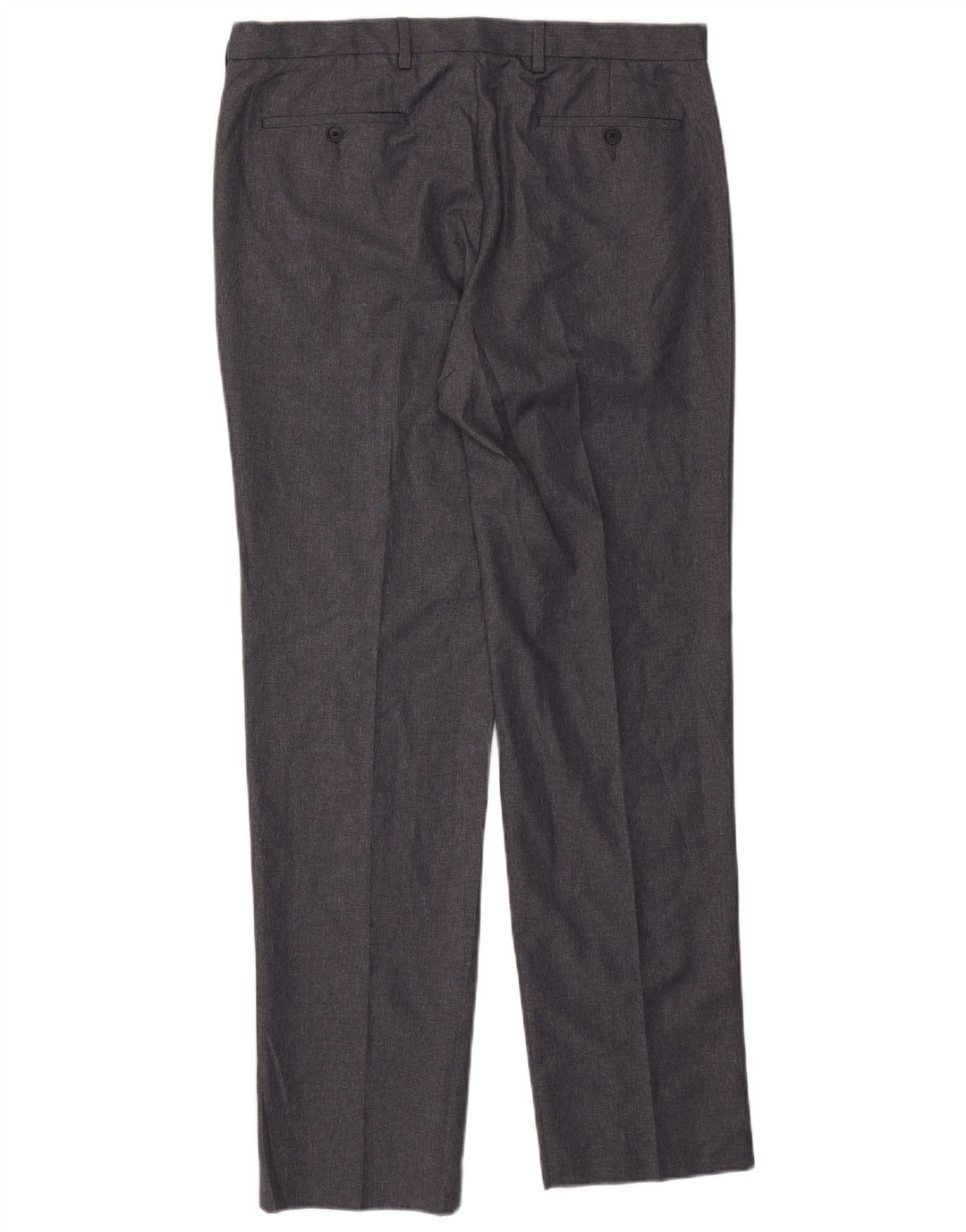 Marks & Spencer Herren-Chinohose mit normaler Passform, W36 L33, graues Polyester