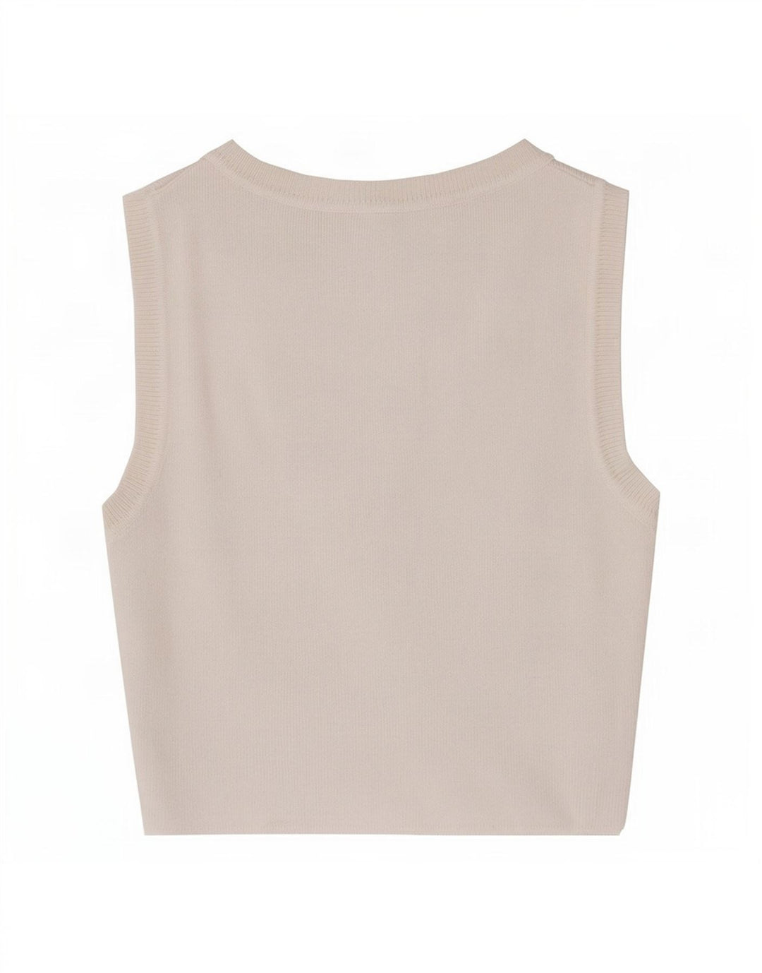Zara Damen Crop Vest Top UK 12 Mittelweiße Viskose