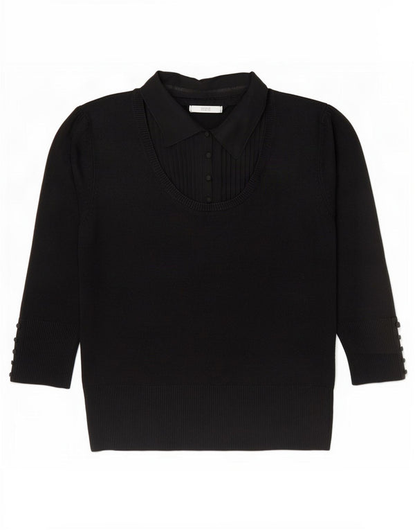 Marks & Spencer Damen-Pullover mit Rollkragen, Gr. 12, mittelschwarz