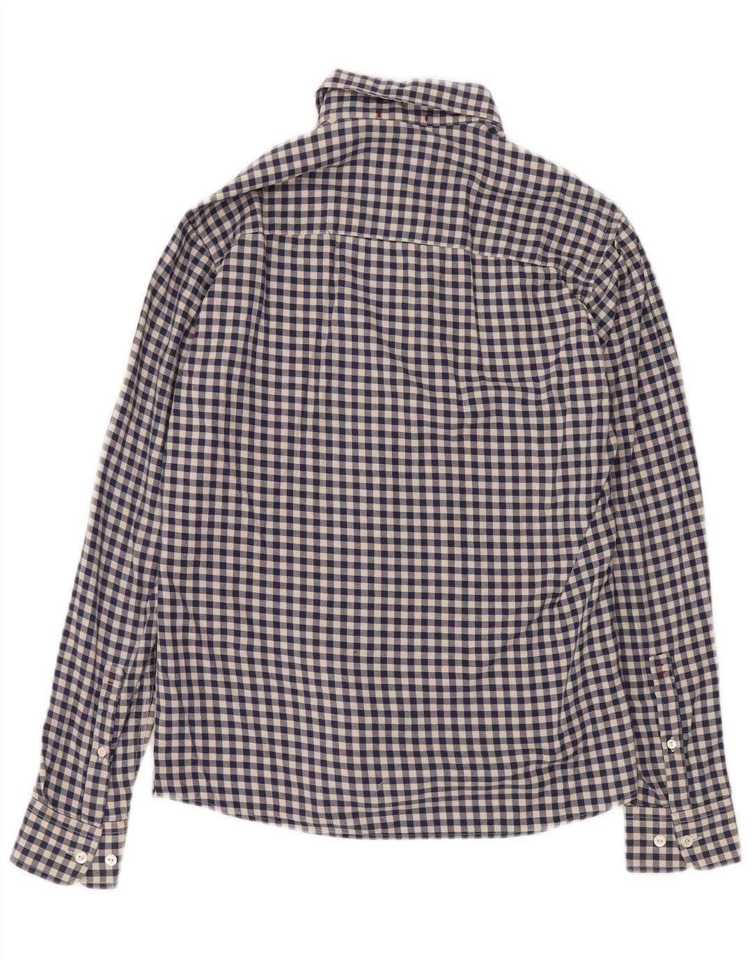 WOOLRICH Herren-Flanellhemd XS, marineblau, Gingham-Baumwolle