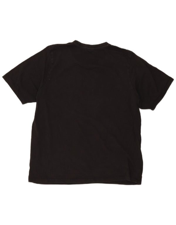 Airwalk Herren Grafik T-Shirt Top 2XL Schwarz Geometrisch Baumwolle