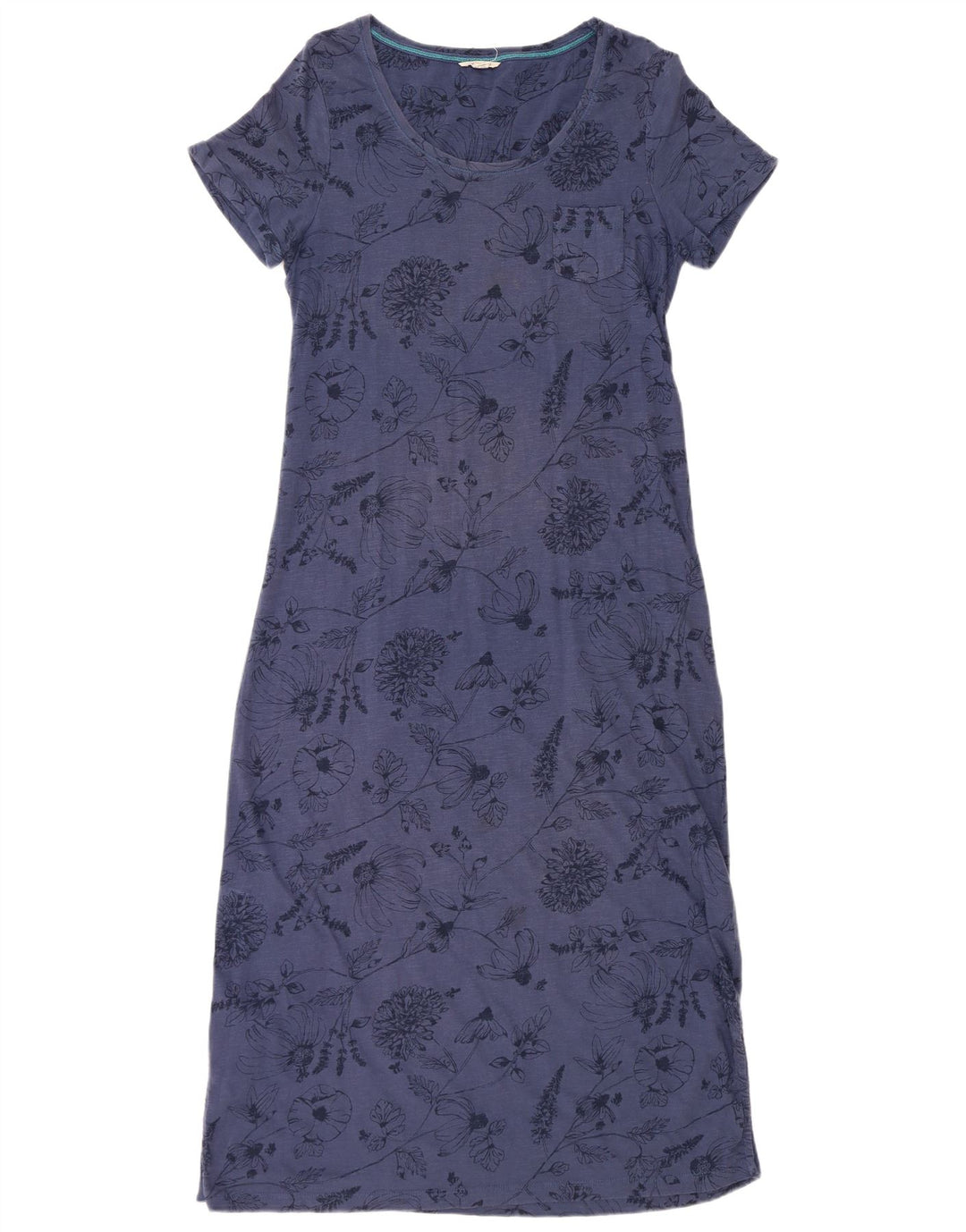 WHITE STUFF Womens Maxi Dress UK 12 Medium Blue Floral Cotton