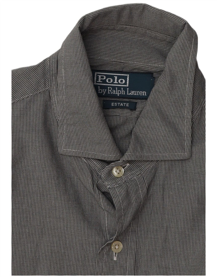 Polo Ralph Lauren Herren-Estate-Hemd, groß, grau kariert