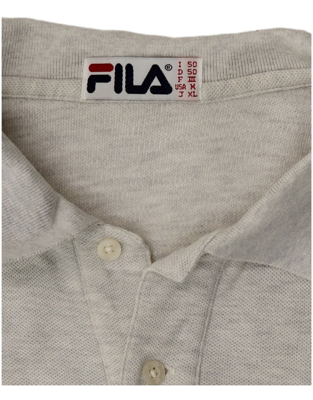 Fila Herren Poloshirt IT 50 Mittelgrau