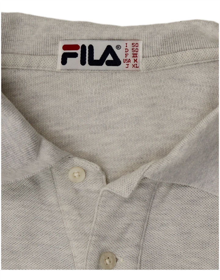 Fila Herren Poloshirt IT 50 Mittelgrau